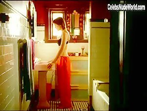 Maya Stange Lingerie , Bathroom scene in Garage Days (2002) 15
