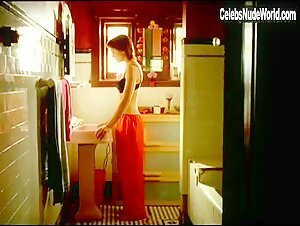 Maya Stange Lingerie , Bathroom scene in Garage Days (2002) 17