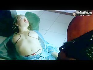 Melisa McGregor breasts, Nude scene in Satan's Little Helper (2004)