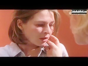 Helen Baxendale Kissing , Lingerie scene in The Investigator (1997) 6
