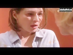Helen Baxendale Kissing , Lingerie scene in The Investigator (1997) 7