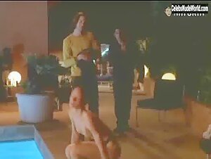 Heather Stephens Topless , Poolside scene in Clubland (1999) 9