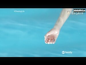Italia Ricci Wet , Pool scene in Chasing Life (2015) 2