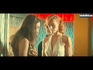Wiktoria Filus, Magdalena Poplawska, Matylda Giegzno licking scene in Glitter (2022) s1e10 6