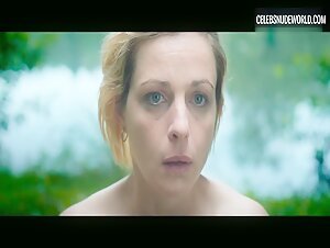 Louise Manteau Nude, hard nipples scene in Wolfkin (2022) 14
