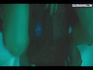 Amelia Eve Nude, peeing scene in Leopard Skin (2022) 12