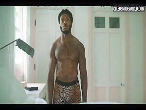 Nora Arnezeder underwear, Sexy scene in Leopard Skin (2022) 15