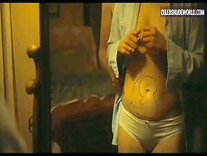 Adelaide Clemens underwear, breasts scene in The Swearing Jar (2022) 14