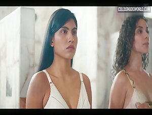 Coty Camacho, Natasha Dupeyron underwear, breasts scene in Señorita 89 (2022) 7