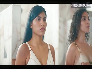 Coty Camacho, Natasha Dupeyron underwear, breasts scene in Señorita 89 (2022) 8
