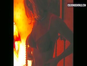 Trace Lysette breasts, underwear scene in Monica (2022) 3