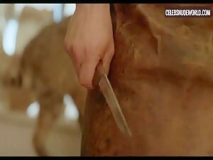 Rebecca Knox prosthetic, nude scene in Squealer (2023) 15