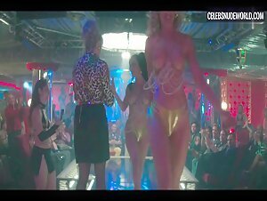 Mar Canadell, Hania Guzman breasts, stripping scene in Nacho (2023) 6