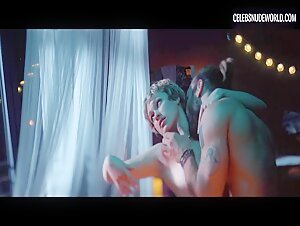 Helena Englert kissing, breasts scene in Temptation (2023) 3