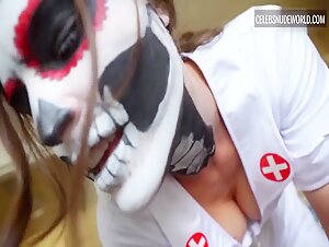 Melissa Haro Nurse, Upskirt scene in Adrenochrome (2018) 14