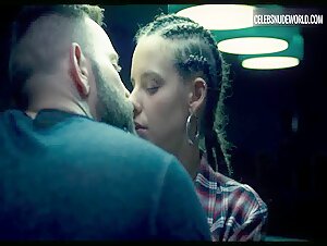 Federica Sabatini Cornrows, Kissing scene in Suburra: Blood on Rome (2017-2020) 1