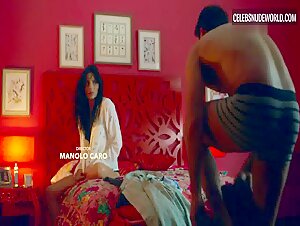 Aislinn Derbez Bedroom, Underwear scene in The House of Flowers (2018-2020) 10