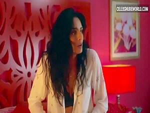 Aislinn Derbez Bedroom, Underwear scene in The House of Flowers (2018-2020) 14