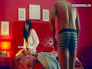 Aislinn Derbez Bedroom, Underwear scene in The House of Flowers (2018-2020) 8