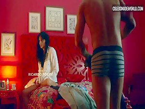 Aislinn Derbez Bedroom, Underwear scene in The House of Flowers (2018-2020) 9