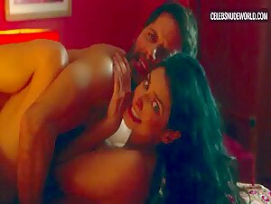 Aislinn Derbez Sex, Moaning scene in The House of Flowers (2018-2020) 15