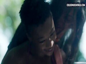 Samira Wiley, Shruti Kothari Bikini, Wedgie scene in The Handmaid's Tale (2017-2022) 6