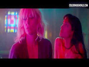 Sofia Boutella Blonde, Brunette scene in Atomic Blonde (2017) 14