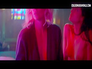 Sofia Boutella Blonde, Brunette scene in Atomic Blonde (2017) 17