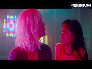 Sofia Boutella Blonde, Brunette scene in Atomic Blonde (2017) 5