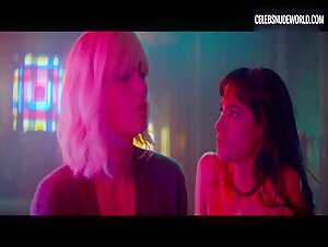 Sofia Boutella Blonde, Brunette scene in Atomic Blonde (2017) 6