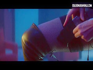 Charlize Theron Underwear, Fishnets scene in Atomic Blonde (2017) 1