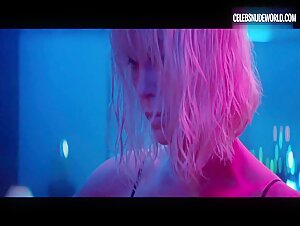 Charlize Theron Underwear, Fishnets scene in Atomic Blonde (2017) 16