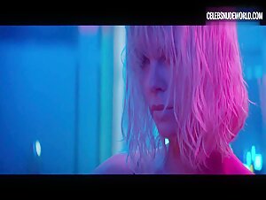 Charlize Theron Underwear, Fishnets scene in Atomic Blonde (2017) 17