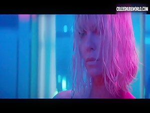 Charlize Theron Underwear, Fishnets scene in Atomic Blonde (2017) 18