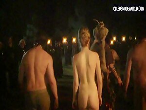 Allie Gallerani Breasts, Ritual scene in The Institute (2017) 7