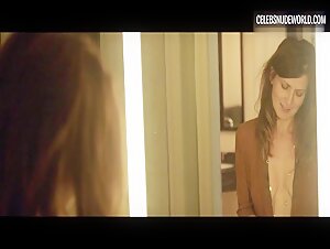 Arly Jover Mirror, Cleavage scene in Axolotl Overkill (2017)