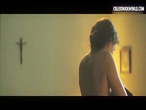 Margaret Qualley Underwear, Brunette scene in Novitiate (2017) 10
