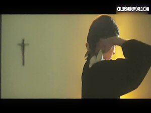 Margaret Qualley Underwear, Brunette scene in Novitiate (2017) 3