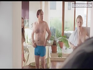 Sandra Huller, Ingrid Bisu breasts, bush scene in Toni Erdmann (2016) 19