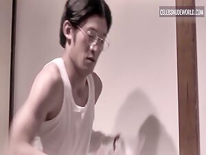 Noriko Kijima Brunette scene in The Crawler In The Attic (2016) 8