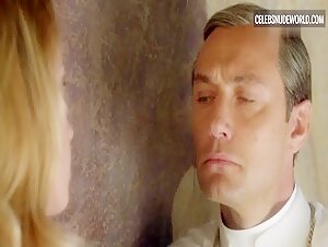 Ludivine Sagnier Crucifix, Priest scene in The Young Pope (2016) 5