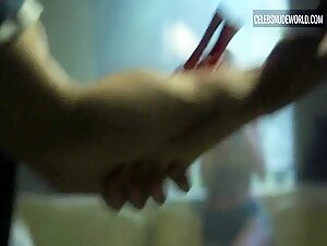Katie Bosacki Kissing, Gore scene in Knucklebones (2016) 20