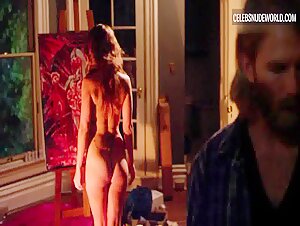 Amanda Barton Brunette, Breasts scene in The Amityville Terror (2016) 1