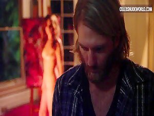 Amanda Barton Brunette, Breasts scene in The Amityville Terror (2016) 3