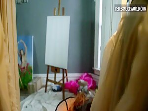 Amanda Barton Sexy, Bra scene in The Amityville Terror (2016) 7